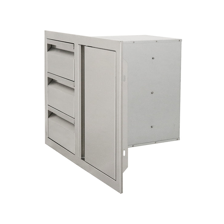 VDC2, Triple Drawer with Door, RCS Gas Grills