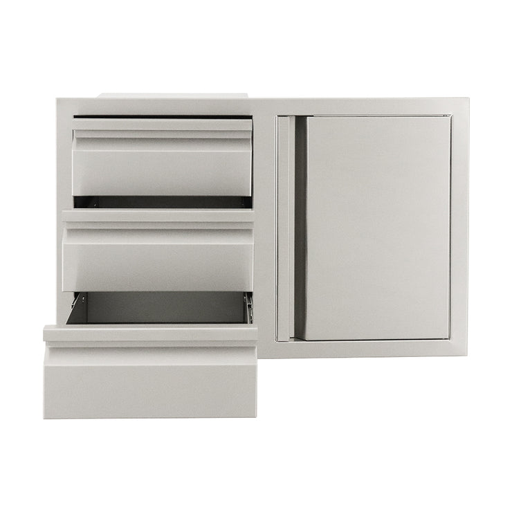 VDC2, Triple Drawer with Door, RCS Gas Grills