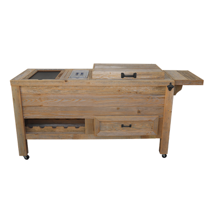 Super Duper Rustic Cooler with 3 Engraved Lines 2