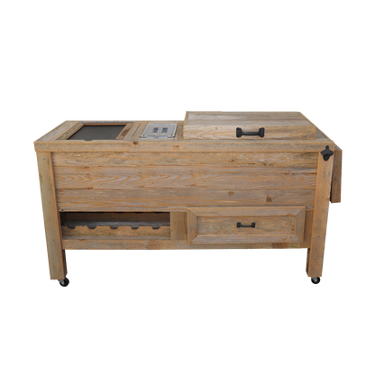 Super Duper Rustic Cooler with 3 Engraved Lines 3
