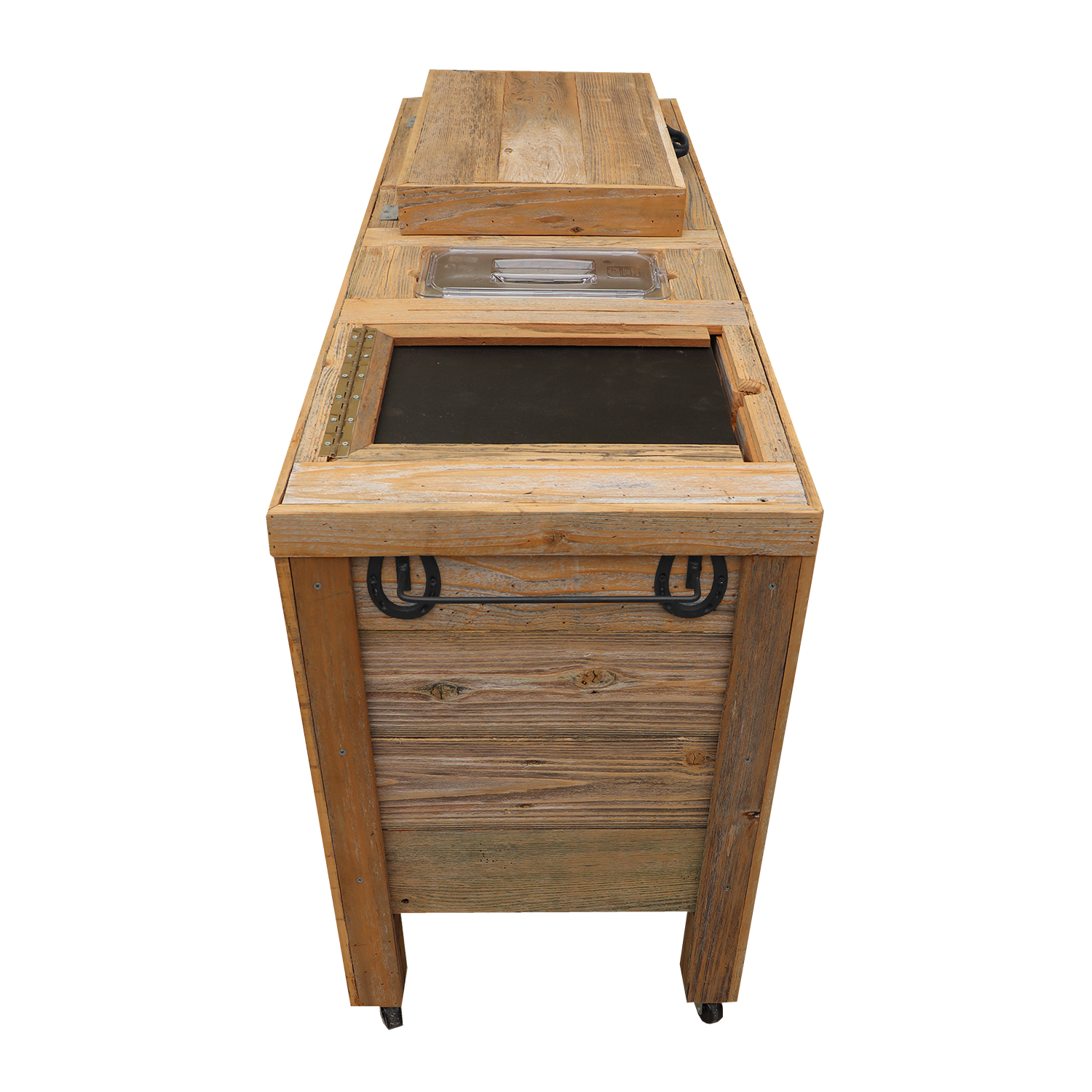 Super Duper Rustic Cooler with 2 Engraved Lines 9