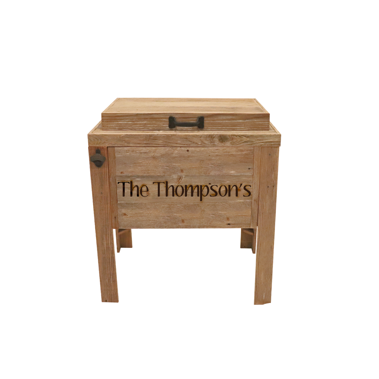 Rustic Single Cooler - 1 Engraved Line 