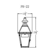 Gas Light - Pebble Hill 22 - PH22G _ 2