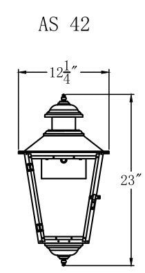 Electric Gas Light - Adams Street 42 - AS42E _ 2