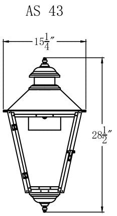 Electric Gas Light - Adams Street 43 - AS43E _ 2