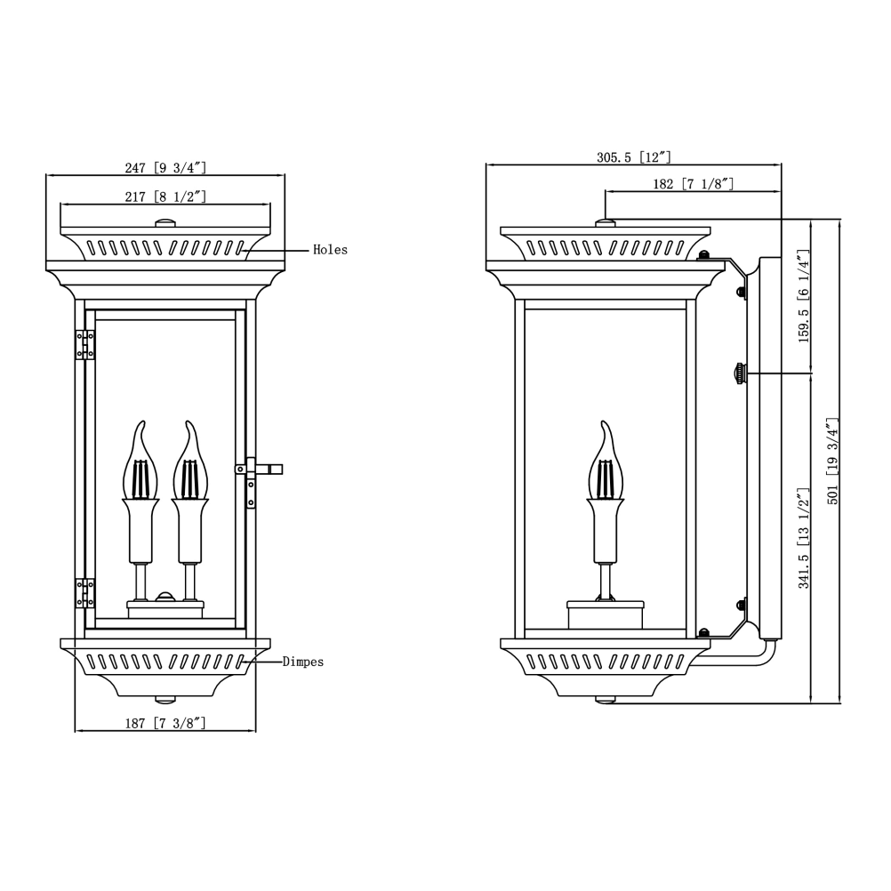 AP20, coppersmith approach lantern size dimensions