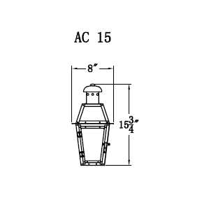 Electric Gas Light - Arcadia 15 - AC15E _ 2