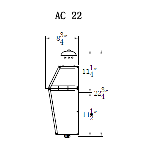 Electric Gas Light - Arcadia 22 - AC22E _ 3