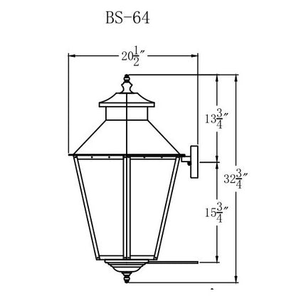 Electric Gas Light - Bayou Street 64 - BS64E _ 3