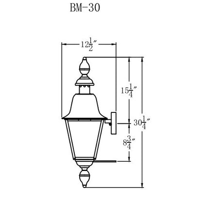 Electric Gas Light - Belmont 30 - BM30E _ 3