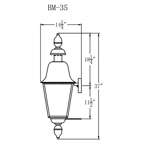 Electric Gas Light - Belmont 35 - BM35E _ 3