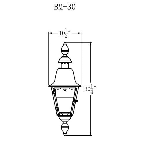 Gas Light - Belmont 30 - BM30G _ 2