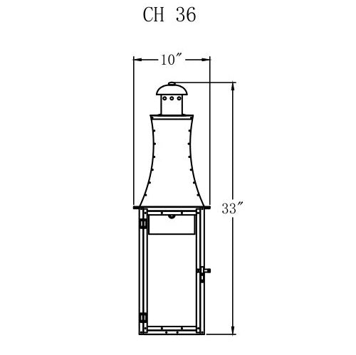 Electric Gas Light - Churchill 36 -CH36E _ 2