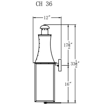 Electric Gas Light - Churchill 36 -CH36E _ 3