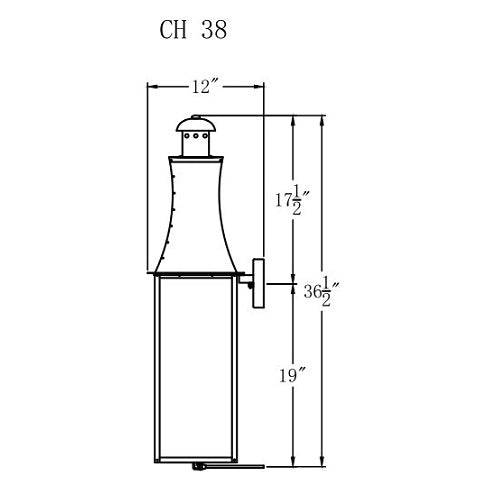 Electric Gas Light - Churchill 38 - CH38E _ 3