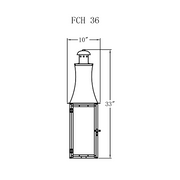 Gas Light - Churchill Flush 36 - FCH36G _ 3