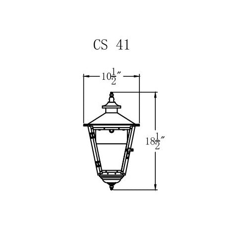 Electric Gas Light - Conception Street 41 - CS41E _ 2