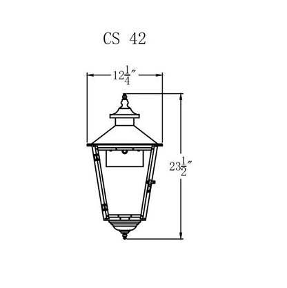 Electric Gas Light - Conception Street 42 - CS42E _ 2