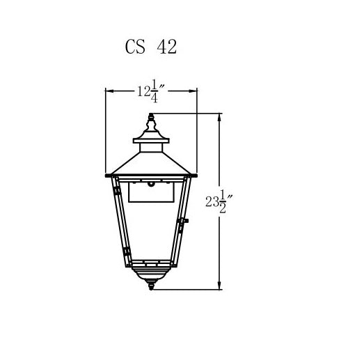 Electric Gas Light - Conception Street 42 - CS42E _ 2