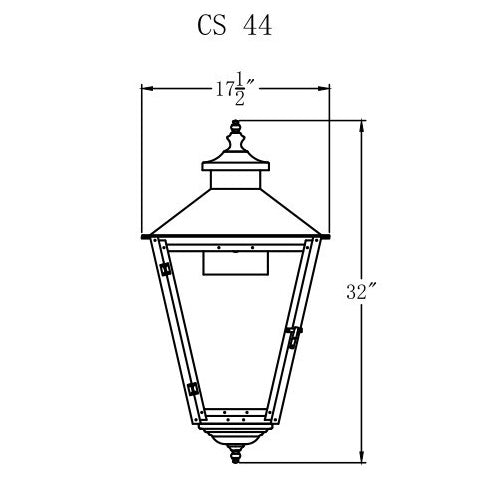 Electric Gas Light - Conception Street 44 - CS44E _ 2
