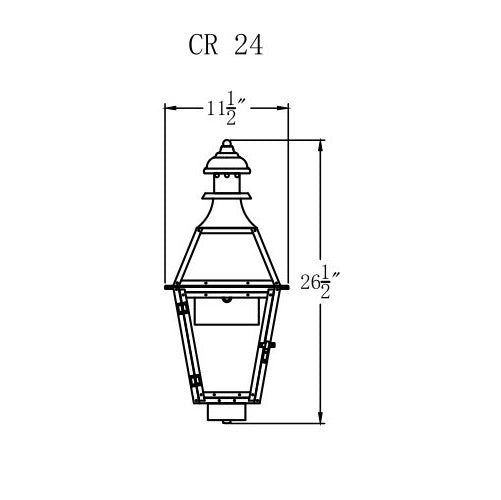 Gas Light - Creole 24 - CR24G _ 2