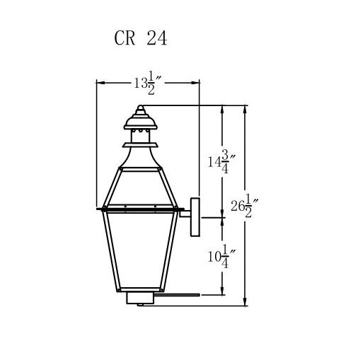 Gas Light - Creole 24 - CR24G _ 3