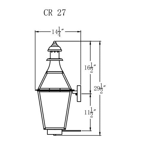 Gas Light - Creole 27 - CR27G _ 3