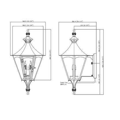 gala, coppersmith lantern, GA25