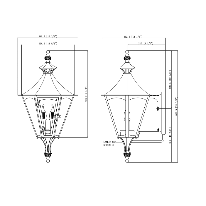 gala, coppersmith lantern, GA25
