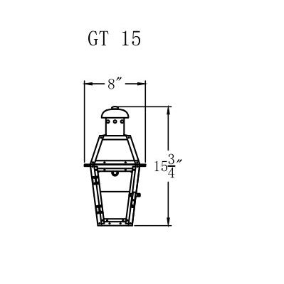 Electric Gas Light - Georgetown 15 - GT15E _ 2