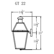 Electric Gas Light - Georgetown 22 - GT22E _ 3