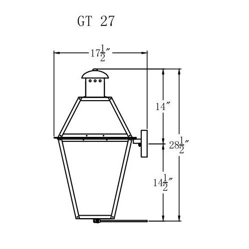 Electric Gas Light - Georgetown 27 - GT27E _ 3