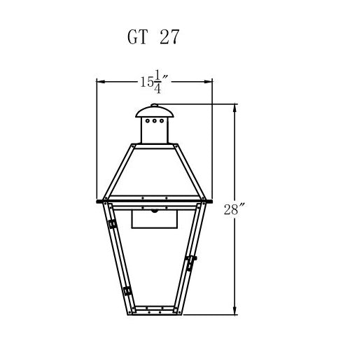 Gas Light - Georgetown 27 - GT27G _ 2