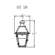 Electric Gas Light - Georgetown 18 - GT18E _ 2