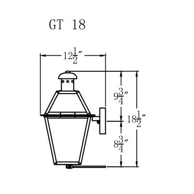 Electric Gas Light - Georgetown 18 - GT18E _ 3