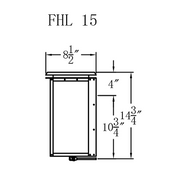 Electric Gas Light - Hyland Flush Mount 15 - FHL15E _ 3