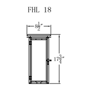 Gas Light - Hyland Flush Mount 18 - FHL18G _ 3