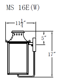 Electric Gas Light - Market Street 16 - MS16E _ 3