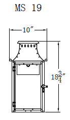 Electric Gas Light - Market Street 19 - MS19E _ 2