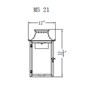 Electric Gas Light - Market Street 21 - MS21E _ 2