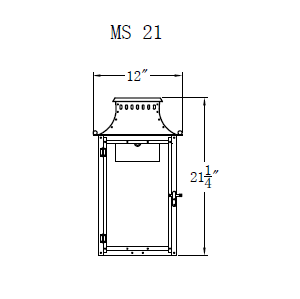 Electric Gas Light - Market Street 21 - MS21E _ 2