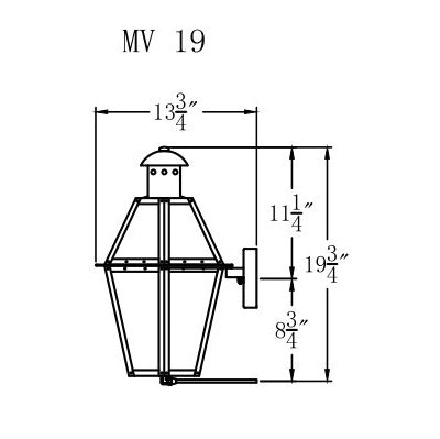 Gas Light - Mount Vernon 19 - MV19G _ 3