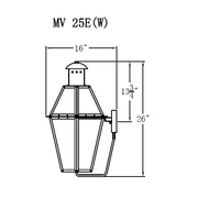 Electric Gas Light - Mount Vernon 25 - MV25E _ 3