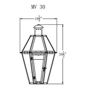 Electric Gas Light - Mount Vernon 30 - MV30E _ 2