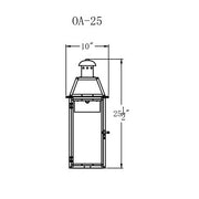 Electric Gas Light - Oakley Street 25 - OA25E _ 2