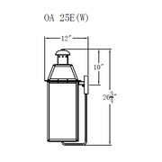 Electric Gas Light - Oakley Street 25 - OA25E _ 3