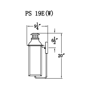 Electric Gas Light - Palmetto Street 19 - PS19E _ 3