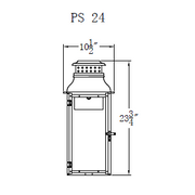 Electric Gas Light - Palmetto Street 24 - PS24E _ 2