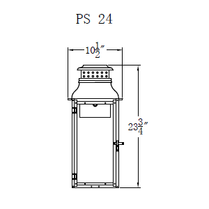Gas Light - Palmetto Street 24 - PS24G _ 3