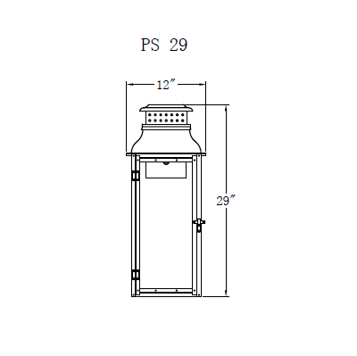 Electric Gas Light - Palmetto Street 29 - PS29E _ 2